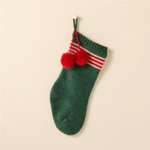 20" Vintage Stripe Knit Stocking Green - Hearth & Hand™ with Magnolia